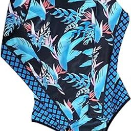 Long Sleeve Swimsuit for Women Bathing Suit for Swimming Pool Summer Holiday L|Clothing, Shoes & Accessories | Womens Clothing | Swimwear|1 Women Swimsuit-picture-14