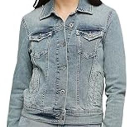 Women's Cotton Blend Gracee Trucker Standard Length Jacket-picture-14