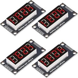 Digital Tube Display Module, 5V TM1637 Driver Chip 0.36 Inch LED Display Panel 7 Segment Easy Installation for Machine (Red MRA110B)-18