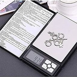 Dayish Jewellery Scale | Weight Scale | Digital Weight Machine | Weight Machine for Gold | Electronic Weighing Machines for Jewellery 0.01G to 600G | Digital Pocket Scale for Shop - Black-17