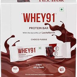 Choco Fudge Protein Bar | 20g Protein & 7.9g Fiber in each | No Added Sugar | No Artificial Flavour | Natural Immunity Booster Lactoferrin | Protein Bars for Weight Loss | 390g- (Pack of 6)-picture-20