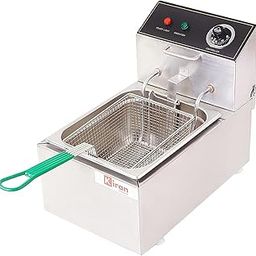 Kiran Enterprise Stainless Steel Electric 8 Liter Deep Fryer for Restaurant and Kitchen and commercial Use-picture-21