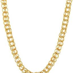 Chain for Men Boys Husband gents boyfriend Stylish golden Chain 1 one gram gold Neck Chain for Men Stainless Steel Chains for boys Jewellery Birthday Gift Anniversary fashion necklace-184-image-23