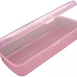ATORSE 3xNail Art Tool Storage Box Personal for Cuticle Pusher Nail Clippers Beads Pink S-picture-17