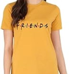 Polycotton Material Regular Fit Half Sleeves Tshirt Round Neck Printed Friends Summer Wear Casual Tshirt for Women-image-69