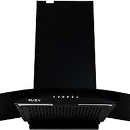 Elisa Bravo Black Wall Mounted Kitchen Chimney 60 CM-image-35