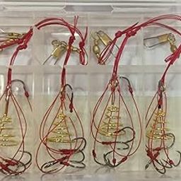 Carp Fishing Hooks With Spring Feeder (Pack of 4) - Size 8, No Red Color-image-0