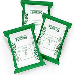 HABIBS COSMETICS Natural Henna Mehndi Powder Enriched With Bhringraj, Amla, Brahmi,Jatamansi For Natural Hair Coloring 100Gm Pack Of 3-64
