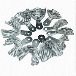 Dental Stainless Steel Impression Tray | U0L0, U1L1, U2L2, U3L3, U4L4 (Full Set) | Premium Quality Staiinless Steel Product (Set Of 2)-image-47
