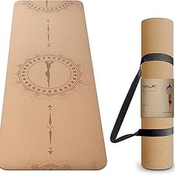 Premium Non Toxic Cork Yoga Mat with Storage Bag & Strap - 4MM Thick Large Size | Eco-Friendly, Non-Slip, & Sweat Resistant | Natural, Eco Friendly & Odor Free | Undisputable Earth Grip I No Plastic | Advanced Users 4mm | Exercise Yoga Mat for Men & Women I True Sustainability-image-14
