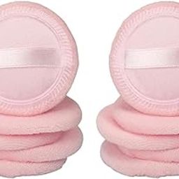 Enakshi® 10Pcs Cotton Makeup Powder Puff with Strap Blush Powder Blending Puff Pink|Health & Beauty | Makeup | Makeup Tools & Accessories | Sponges Applicators & Cotton-image-39