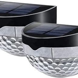 6 LED Solar Fence Light Solar powerd Outdoor Decorate Light Waterproof Auto on Off Beautiful Decoration for Your Outdoor Places Stairs, Step, Fence, Yard, Patio, and Pathway(Warm White) (1)-image-102
