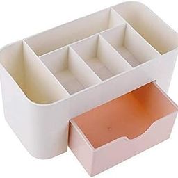 RENARSH Cosmetic Storage Box Multi Functional Desktop Tidy Organiser Holder With Drawer Random Colour-20