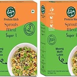 The Naturik Co Ready to Cook Sprouts with Spice Mix - 120g (Pack of 2), 3x Protein and High in Fiber, Super 3 Mixed Sprouts Moong, Moth, Lobia, Great for Breakfast and Salads | As Seen On Shark Tank-image-69