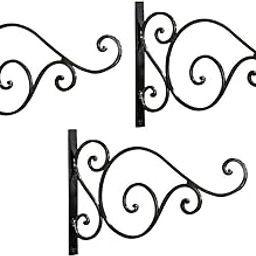 MFS Craft World cv3 Plant Hanger for Wall Plants Hangers for Balcony Hanging Planters Iron Brackets Heavy Duty/Wall Planter Hook Lanterns Hanger Set 3-image-22