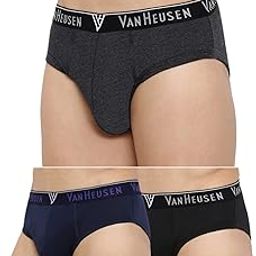 Men Anti Bacterial Briefs - 100% Combed Cotton - Pack of 3 - Colour Fresh, Moisture Wicking-picture-7