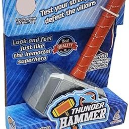 Toys Treasure We Deliver Smiles Thunder Hammer Plastic Toy, Light Weight, A Pretend Play Toy Weapon for The Little Superhero Kids, Multicolor-image-10