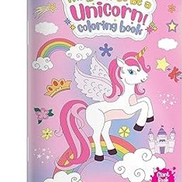 I Am Born To Be A Unicorn Coloring book - Giant book Series: Jumbo Sized Colouring Book For Children-28