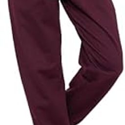 Pure Cotton Wine Joggers with 2 Pockets-image-83