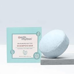 Earth Rhythm Murumuru Butter Shampoo Bar for Dry, Frizzy and Curly Hair, with Vitamin E | Deep Conditions, Softens & Maintains Growth | Sulphate & Paraben Free | Men & Women - 30gm-3