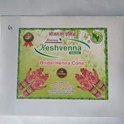Keshvenna Natural Sojat Famos Organic Bridal Henna Mehendi Cones For Hand, Feet And Body Designs Fine Detailing With Long Lasting Dark Red Color =(12 pcs-1 box) (1)-image-40