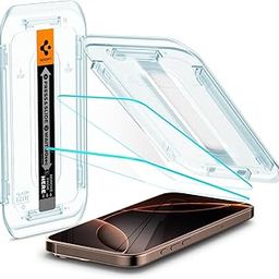 Spigen EZ Fit Tempered Glass Screen Protector Guard For iPhone 16 Pro Max - 2 Pack-26