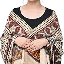 Soft And Warm Shawl For Women Winter Woolen Scarf/Stole For Girls Full Printed Ambi Design Shawl For Women And Girls Set Of 1-54