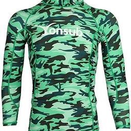 Adult Long Sleeve Surfing Swimming Beach Wetsuit Top Rash Guard Shirt XXXL-image-25