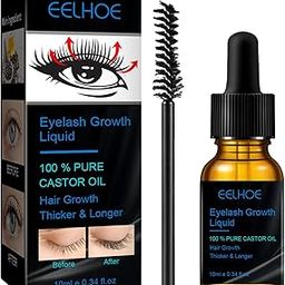 Jazzy Pearls® Natural Castor Oil Eyelash Growth Liquid Treatment Lashes Extension Serum|Health & Beauty | Makeup |Lash Growth & Conditioner|1 Piece Eyelash Enhancer-25