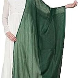 Women's checkered Cotton Dupatta Checkered Pattern Net Beautiful Dupatta-0