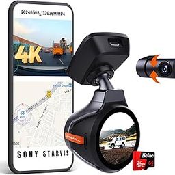 Dash Cam for Car, 4K Dual Front and Rear Camera, STARVIS IMX335, 64GB, Wi-Fi, GPS, G-Sensor, Night Vision, Parking Monitoring, 256GB Expandable Storage-17