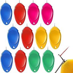 Gemsy Handy Needle Threader tool Pack of 5 | Automatic Thread Inserter Tool for Hand and Machine Sewing | Threader Pen, Needle Thread Inserter, Hoop, Leaf Simple | Easy Embroidery Kit Set (5-Pcs).-15
