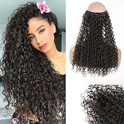Wizme Clip In Natural Synthetic Hair Extension And Wig For Women And Girls Increase Length And Like Real Hairs (Kniky Curly Extension Brown)-42