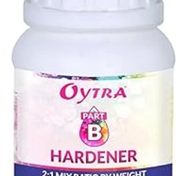 Oytra Epoxy Hardener 50g Part B Only Ultra Clear Coat Transparent Casting for Art Resin Kit Crafting Keychains Jewellery Coasters Sets for Artists Professionals Beginners-picture-19