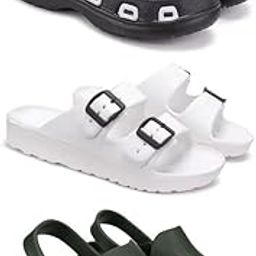 WINGSCRAFT Lightweight Classic Clogs || Sandals with Slider for Men-Combo(3)-3018-3113-3135-picture-18
