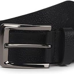 Men Self Design Leather Belt-picture-5