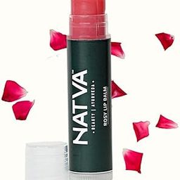 NATVA Beeswax Lip Balm with Rose Oil - 5gm | With Organic Beeswax | For Dry, Chapped, Dark Lips | For Men and Women | 100% Natural-image-44