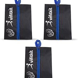 VFK by Trendy Home Shoe Bag for Shoes with Smooth Zipper (Pack of 3), Easy to Carry Handle, Multi Storage Bag, Travel Organiser for Travelling, Portable Shoe Cover, Breathable, Dust Proof-image-28
