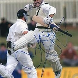 5x7 Inches Original Autographed Photo of Australian Cricketer Justin Langer-image-95