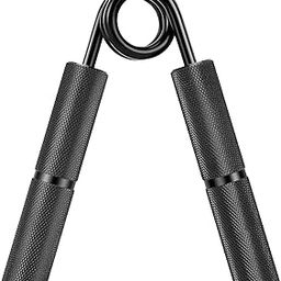 Deviant Buzz® Premium Aluminum Hand Strengthener Hand Grip Exerciser Strengthener 150 LBS, Forearm Strengthener, Hand Exerciser for Muscle Building (BLACK)-image-62