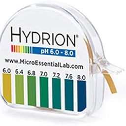 MICRO ESSENTIAL LABS pHYDRION VIVID PH PAPER 6-8 PH 15 FT ROLL WITH COLOR CHART-12