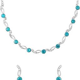 Jewellery Set for Women and Girls Crystal Bridal Jewellery Set for Wedding | Bridal Jewellery Set | Birthday Anniversary Gift for Girls & Women-image-108