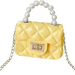 BabyMoon Kids Jelly Sling Purse Baby Fashion Handbag | 9x13x5 CM | Yellow-picture-29