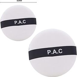 PAC Beauty Blender Makeup Puff (1 Pc) | Large Cotton Powder Puff for Women | Soft Foundation Sponge with Strap | Round | Beauty Tools for Dry & Wet Use - White-picture-48