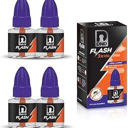 DND Flash Mosquito Repellent Refill | Liquid Vaporiser | 3X Turbo Power | Pack of 4-45ml Each-image-75