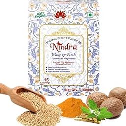 Nindra Ayurvedic Sleep Supplement | Herbal Bedtime Powder for Deep Sleep & Relaxation | Organic,100% Natural No Preservatives | Non-Habit Forming Sleep Support (30 Days Pack)-image-24
