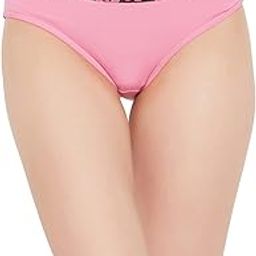 Women's Cotton Low Waist Bikini Panty with Floral Print Waistband-image-52