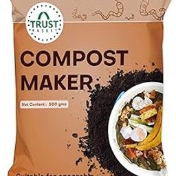 TrustBasket Bokashi Compost Maker Powder 500gms | Microbial inoculant to Initiate anaerobic Decomposition Indoors | Prevents Foul Smell in The Compost-31