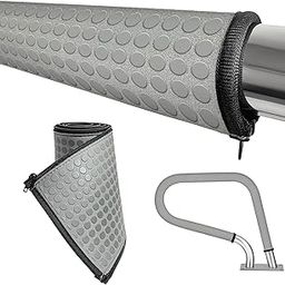 Pool Handrail Cover with Zippers 6 Ft Anti-Slip for Pool Hot Tub Ladder Railling Handle Covers, Made with Gray Cool Touch Diving Cloth, Swimming Pool Accessories Hand Rail Covers Grips (1 Pack)-image-38