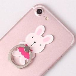 KolorFish Universal Mobile Phone Finger Ring Grip Holder Stand, 360 Degree Rotation for All Mobile Phone and Tablet (Red Rabbit)-22